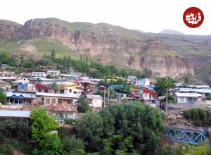 (عکس) مازندران قدیم؛ نمایی از روستای «آب اسک لاریجان» در دهه 1280