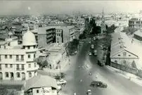 عکس| سفر در زمان؛ نمایی از میدان حسن‌آباد تهران در دوران پهلوی اول
