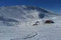 (ویدئو) بارش برف در ارتفاعات توچال تهران