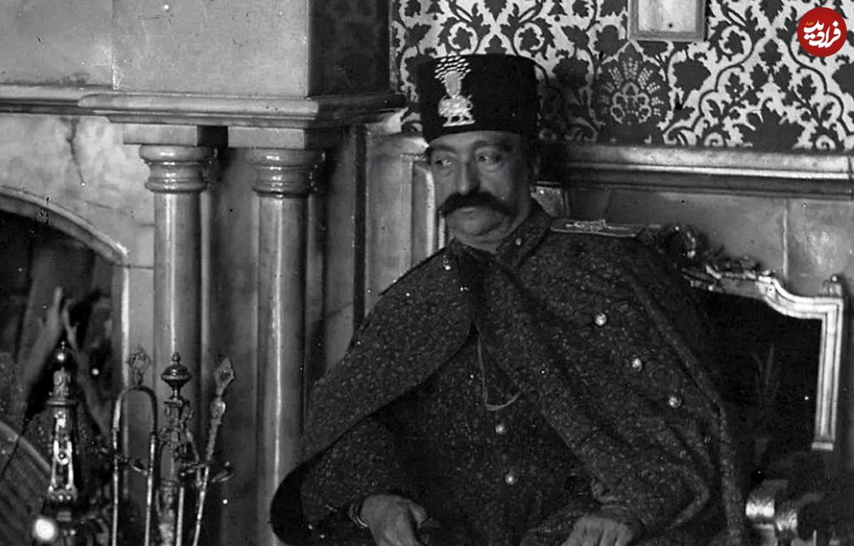 عکس؛ سفر در زمان؛ ژست ملوکانه «ناصرالدین شاه» در 42 سالگی؛ سال 1351