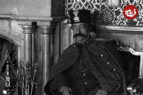 عکس؛ سفر در زمان؛ ژست ملوکانه «ناصرالدین شاه» در 42 سالگی؛ سال 1351