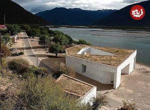 تصاویر؛ مرکز بازدیدکنندگان رودخانه نیانگ؛ پیوند معماری مدرن چین با سنت بومی تبت