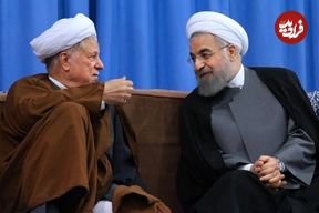 عکس؛ سفر به تاریخ؛ «حسن روحانی و هاشمی رفسنجانی» با لباس نظامی در کنار «شهید صیاد شیرازی»