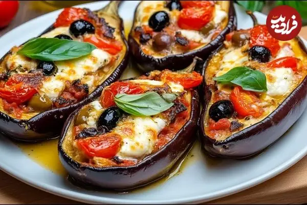 ببینید؛ طرز تهیه دلمه بادمجان به روش سیسیلی؛ یک غذای ساده مدیترانه ای