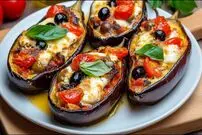 ببینید؛ طرز تهیه دلمه بادمجان به روش سیسیلی؛ یک غذای ساده مدیترانه ای