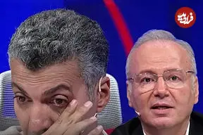 ببینید| اشک‌های فردوسی‌پور با صحبت‌های احساسی رضا جاودانی و امیر حاج‌رضایی