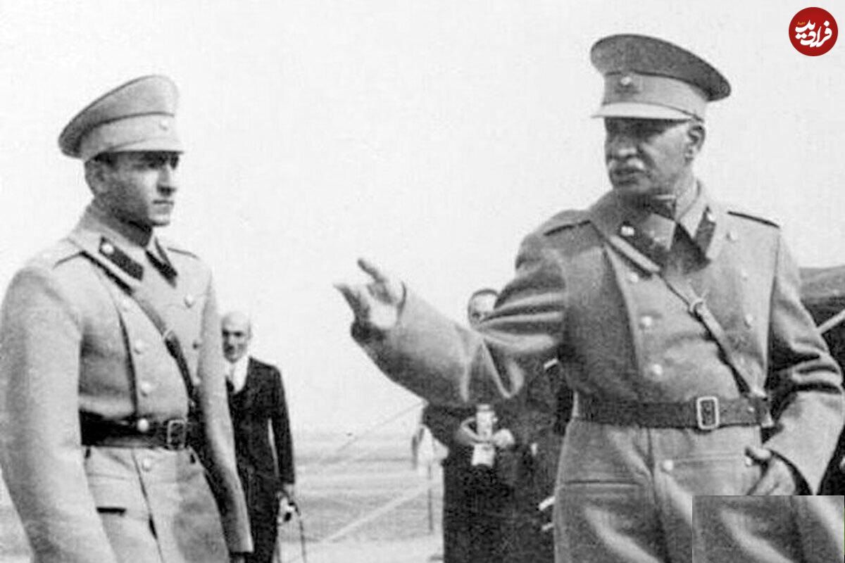 عکس؛ سفر به ایران قدیم؛ رضاشاه و نازلی صبری ملکه مصر در سال ۱۳۱۳