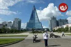 عکس‌هایی دیده‌نشده از درون بلندترین ساختمان کرۀ شمالی