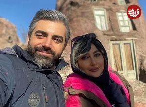 عکس| سفر زمان؛ «جواد جوادی» در کنار «مرضیه» در پشت‌صحنه «بچه‌مهندس4»
