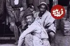 عکس| سفر زمان؛ تصویری از یک نانوایی سنگکی در دوران قاجار