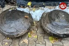 سنگ‌هایی با شکل مرموز که در جریان عملیات راهسازی پیدا شدند