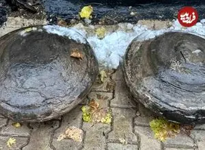 سنگ‌هایی با شکل مرموز که در جریان عملیات راهسازی پیدا شدند