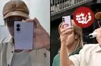متفاوت‌ترین گوشی امسال سامسونگ در دست خواننده «بی‌تی‌اس»