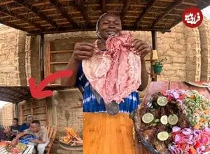 ببینید| غذای روستایی در کنیا؛ ماهی تیلاپیای سرخ شده با برنج و سبزیجات معطر