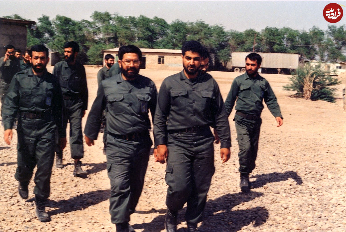 عکس؛ سفر در زمان؛ «سرلشکر باقری، سردار سلیمانی و عزیز جعفری» در طبیعت؛ دهه 60