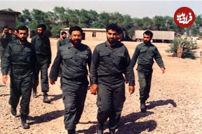 عکس؛ سفر در زمان؛ «سرلشکر باقری، سردار سلیمانی و عزیز جعفری» در طبیعت؛ دهه 60