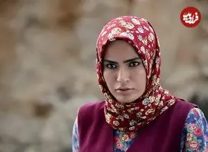 عکس| گریم ناشیانه خانم بازیگر در قسمت آخر سریال تلویزیونی