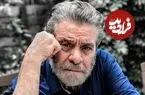 عکس| سفر در زمان؛ «عبدالله اسکندری» در حال گریم «بهروز وثوقی» در پشت صحنه فیلم گوزن ها؛ سال 54