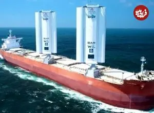 عکس؛ نه فتوشاپ نیست، این کشتی غول‌پیکر با نیروی «باد» اقیانوس را می‌پیماید!