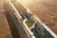 ( عکس) آسمان خراش افقی 120 کیلومتری در عربستان سعودی