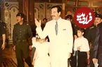 عکس| سفر در زمان؛ «رغد دختر صدام حسین» در یک برنامه تلویزیونی؛ سال 99