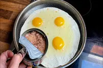 (ویدئو) غذای خانگی؛ با تخم مرغ و تن ماهی این غذای آلمانی خوشمزه را درست کنید