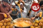 ببینید؛ غذای خیابانی در پاکستان؛ تهیه آب انبه و میلک شیک انبه در کراچی