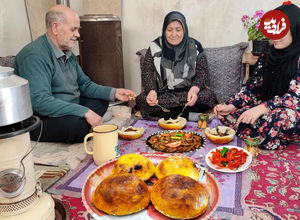 (ویدئو) غذای روستایی در ایران؛ پخت یک غذای محلی با جگر گوسفند