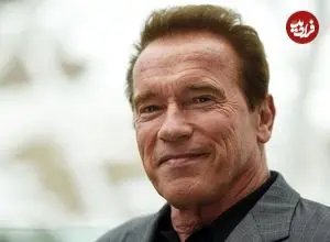 عکس| سفر در زمان؛ «آرنولد 37 ساله» در کنار یک طرفدار نوجوان در آتلانتا؛ سال 1363