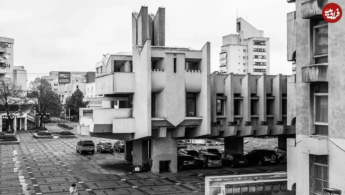 عکس؛ ساختمان اداری ستو ماره؛ بروتالیسم قدرتمند در معماری سوسیالیستی 