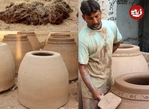 ببینید؛ مراحل تماشایی ساخت یک تنور گِلی توسط استاد ماهر پاکستانی 