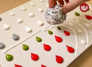 ببینید| نقاشی کشیدن با چند ترفند؛ به همین سادگی یک زوج در حال قدم زدن زیر باران در پاییز را بکشید!