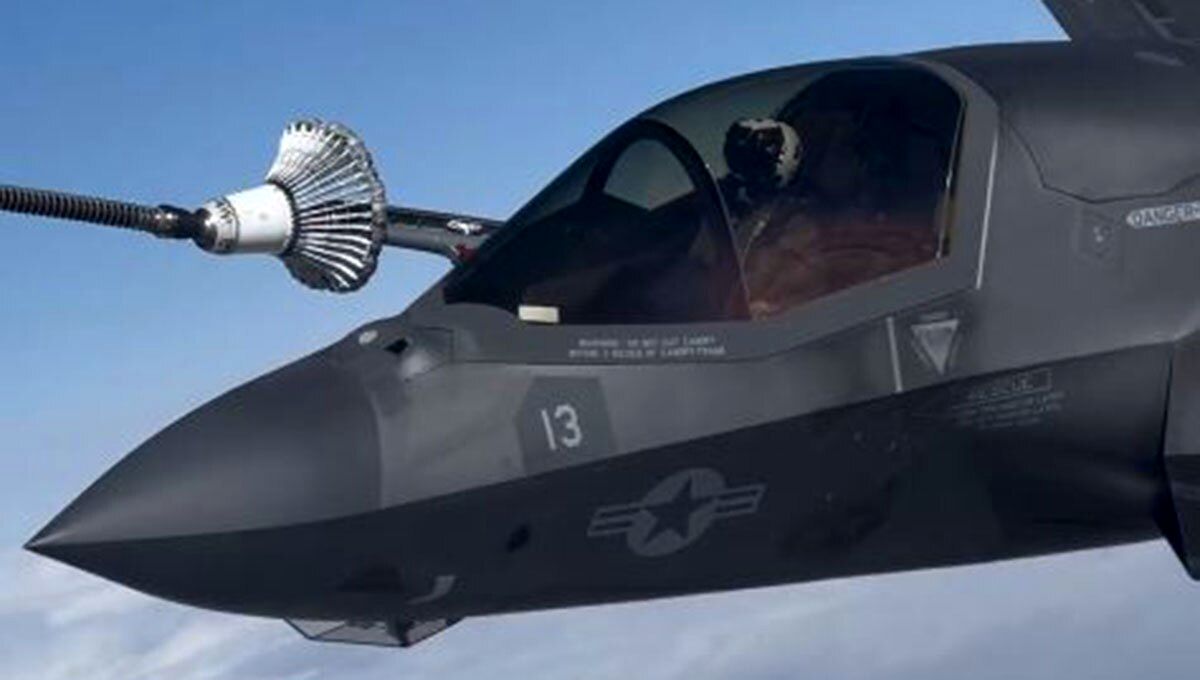 (ویدئو) نمایی از سوخت‌گیری F-35 ؛ جذاب ترین رویداد آسمان! 