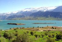 ببینید؛ دریاچه زیبای شیمبار در دل زاگرس