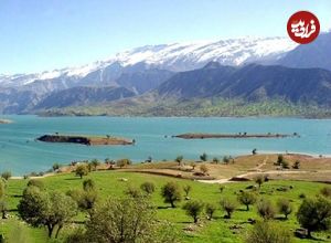 ببینید؛ دریاچه زیبای شیمبار در دل زاگرس