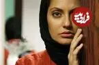 عکس| سفر زمان؛ «مهناز افشار» با سبیل و در اتاق گریم فیلم عرق سرد؛ سال 92