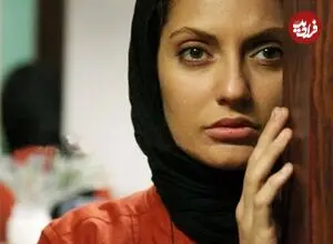 عکس| سفر زمان؛ «مهناز افشار» با سبیل و در اتاق گریم فیلم عرق سرد؛ سال 92