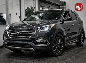 ببینید؛ لحظه وقوع تصادف شدید سانتافه حین فرار سارقین!