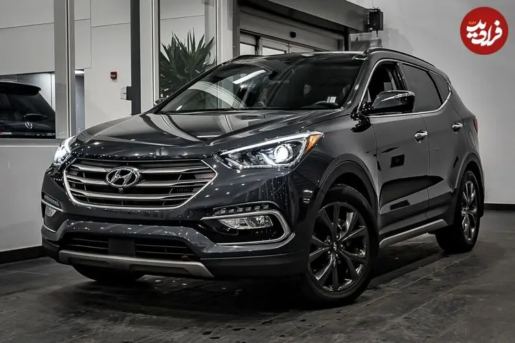 ببینید؛ لحظه وقوع تصادف شدید سانتافه حین فرار سارقین!