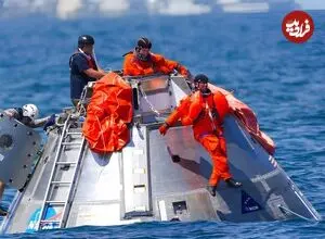 چرا فضاپیماها هنگام بازگشت از فضا معمولاً در آب‌ اقیانوس فرود می‌آیند؟
