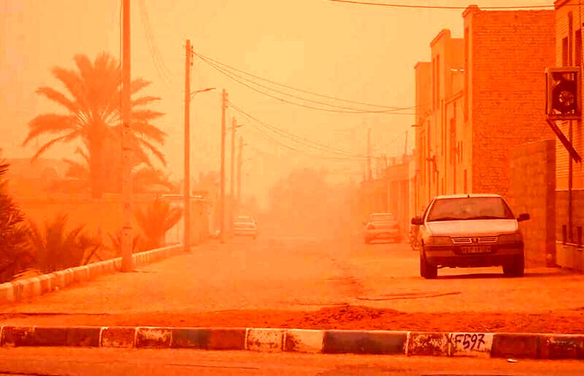 (ویدئو) طوفان شدید گرد و خاک در زابل