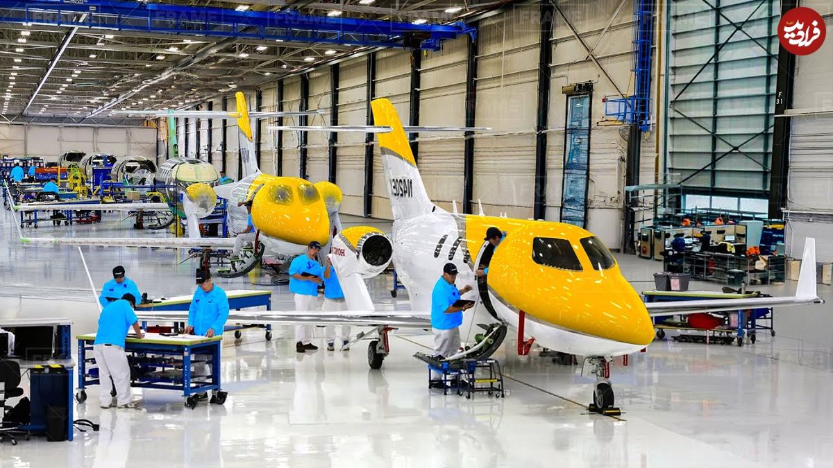 ببینید؛ مراحل دیدنی تولید جت خصوصی هوندا، هلیکوپتر رابینسون و ایرباس A-350X WB