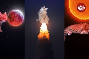 عکس‌های نجومی بامزه‌ای که «گربه» را به اعماق کهکشان می‌برند