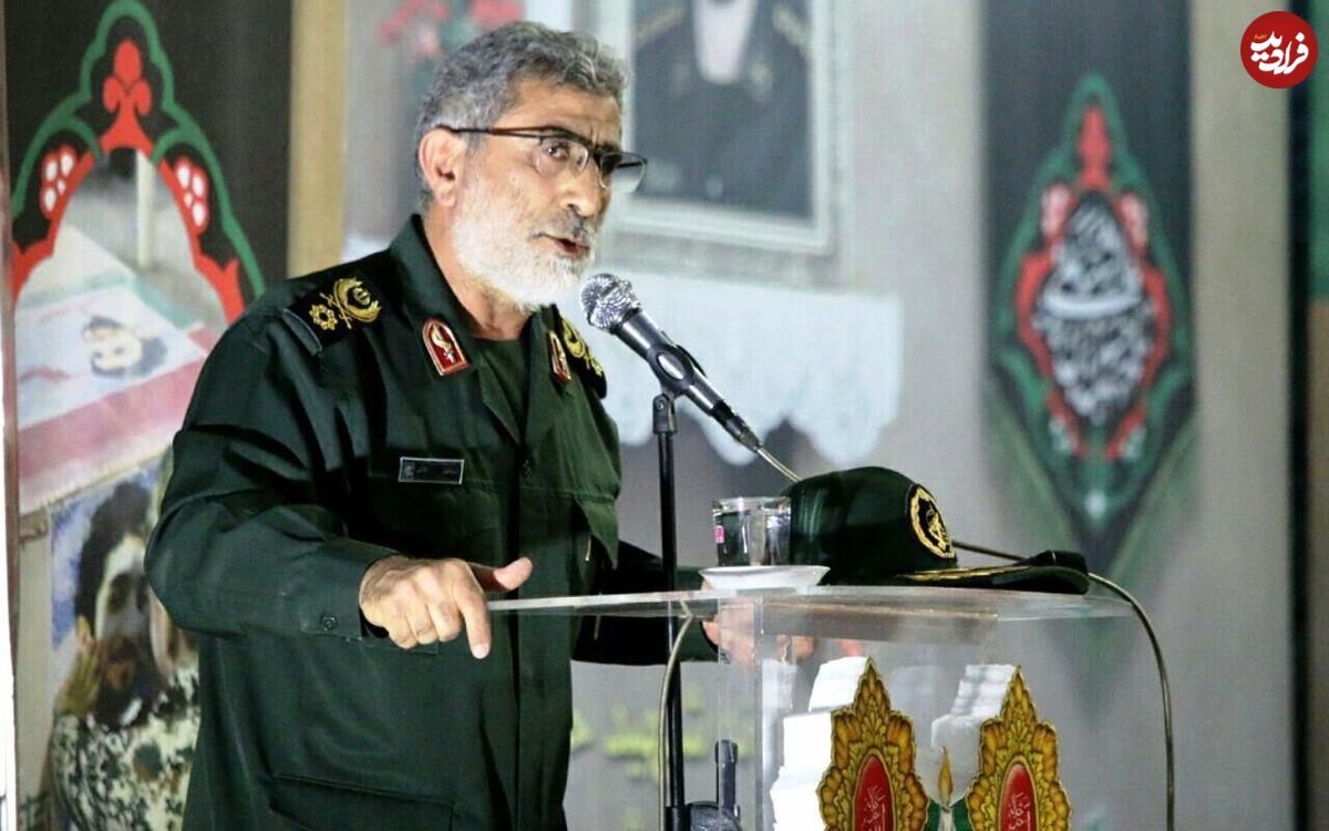 عکس؛ سفر در زمان؛ «سردار قاآنی و سیدمسعود خامنهای» در یک مراسم؛ سال 1403