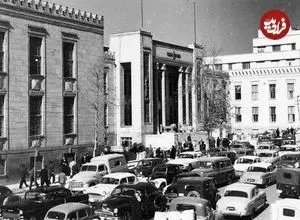 عکس| سفر در زمان؛ عکسی جالب از خیابان فردوسی تهران در دهه ۳۰