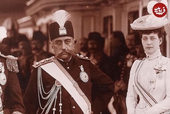 عکس؛ سفر به تاریخ؛ کاریکاتور «مظفرالدین شاه» در مجلۀ انگلیسی؛ 120 سال قبل