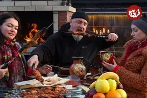 ببینید| غذای روستایی در اوکراین؛ صید گربه ماهی و تهیه کباب و سوپ با آن