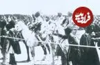 عکس| سفر زمان؛ سوارکارها در «میدان اسب‌سواری تهران» در دوران مظفرالدین شاه