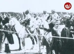 عکس| سفر زمان؛ سوارکارها در «میدان اسب‌سواری تهران» در دوران مظفرالدین شاه