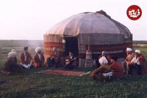 عکس| سفر زمان؛ منظرۀ یک روستای کوچک ترکمنی در سال 1343